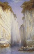 oil on canvas Edward Lear painting