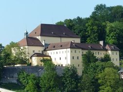 The Capuchin Monastery is enthroned high atop the Kapuzinerberg
