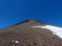 landscape of Summit of Teide mountain