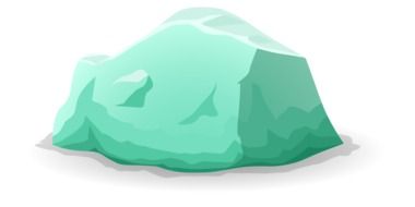 graphic drawing of an iceberg