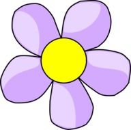 graphic image of a flower with five petals