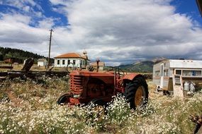 Farm in the countryside