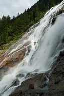 waterfall from the mountain