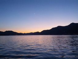Iseo - lake in the north of Italy