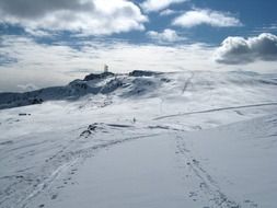 italy winter landscape