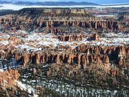 Landscape of utah mountains