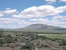 Landscape of nature in Nevada