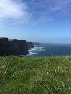 coastal landscape of Cliffs of Mohr in Ireland