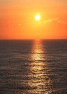 nice orange sunset
