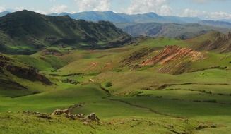 Landscape of the Andrean mountains