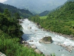 river in annapurna