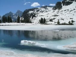 unbelievably beautiful lake solitude, usa, wyoming, grand teton national park