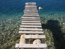 wooden pier