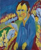 Self portrait of hermann scherer