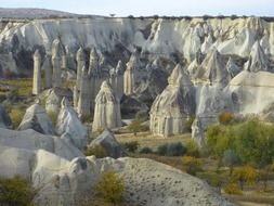 fairy chimneys in turkey, Cappadocia