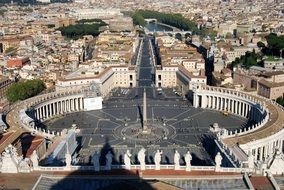 main square in the Vatican