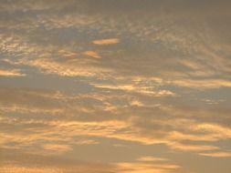 sunset cloudy sky