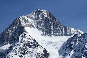 landscape of the bietschhorn mountain