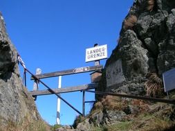 observation deck in the bavarian forest