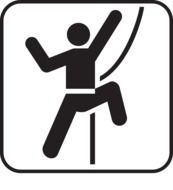 rock climbing symbol