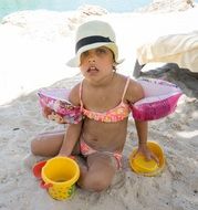 girl beach person people summer vacation