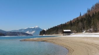 Walchensee - a lake located in Germany