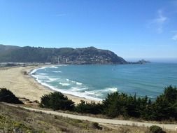 sea lagoon for surfing in San Francisco