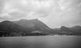 lake garda italy mountain landscape view
