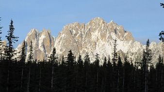 cascades of Washington mountains