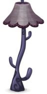 clipart of wooden lamp like a tree