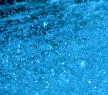 Droplets of the water