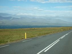 empty road in iceland