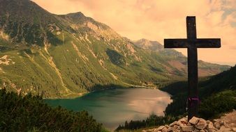 Black pond tracked in Poland
