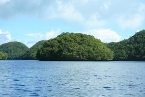 Landscape of islands in Palau