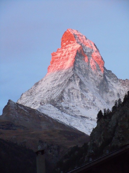 beautiful and delightful matterhorn mountain