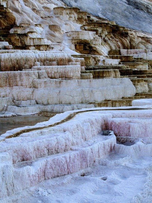 unusual scenery of Yellowstone National Park, Wyoming