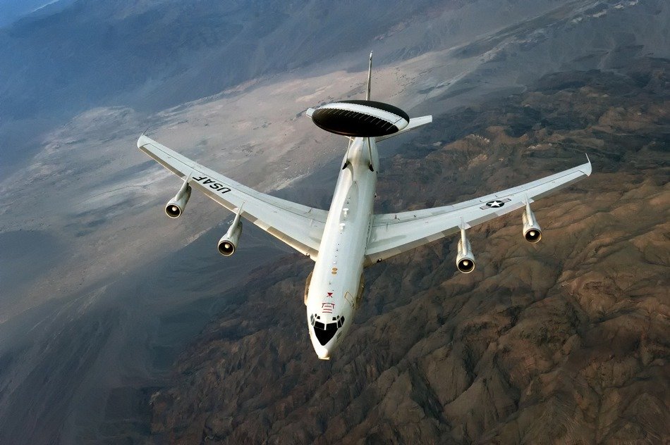 Boeing E-3 Sentry in Nevada