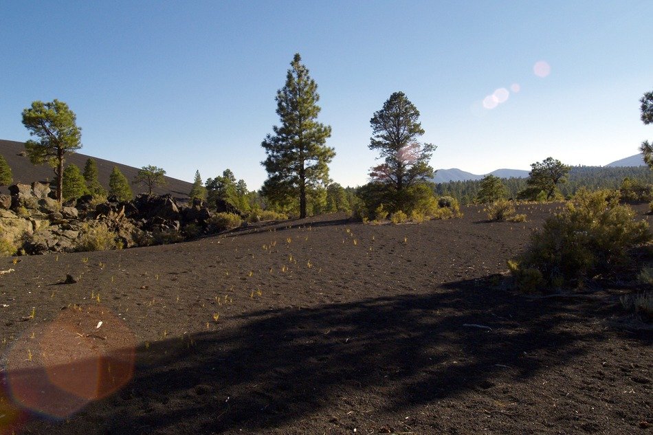 ashed crater in arizona