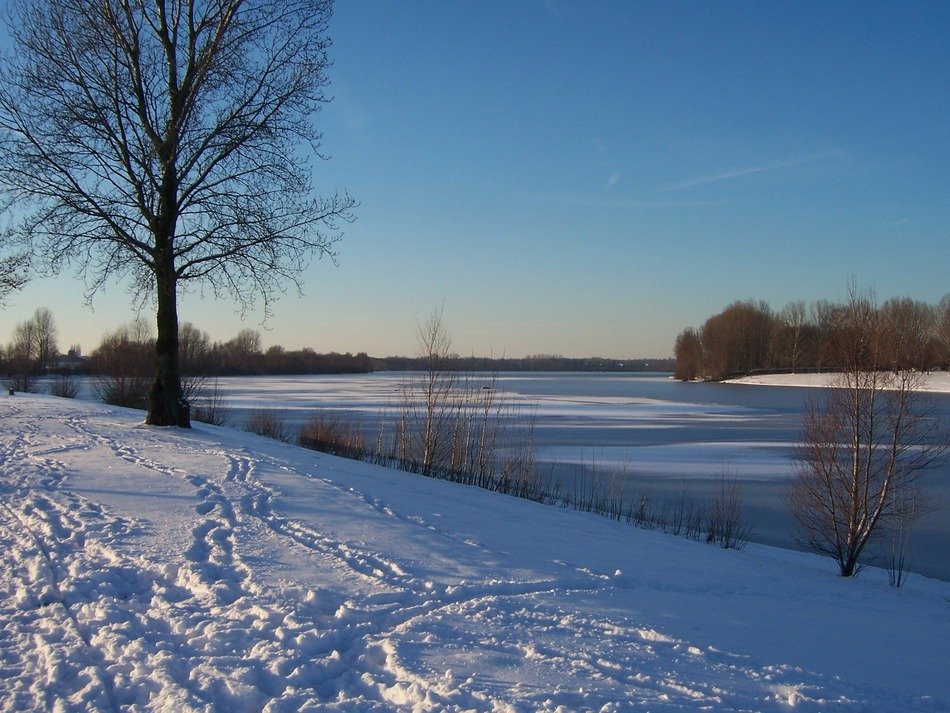 winter at auesee lake