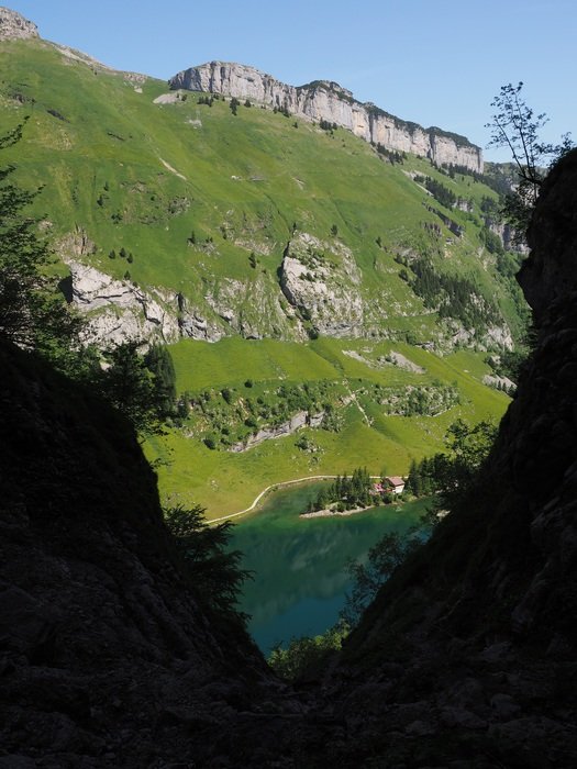 the quiet landscape of of the Alps