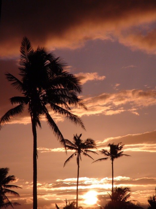 clouds in the sky at sunset