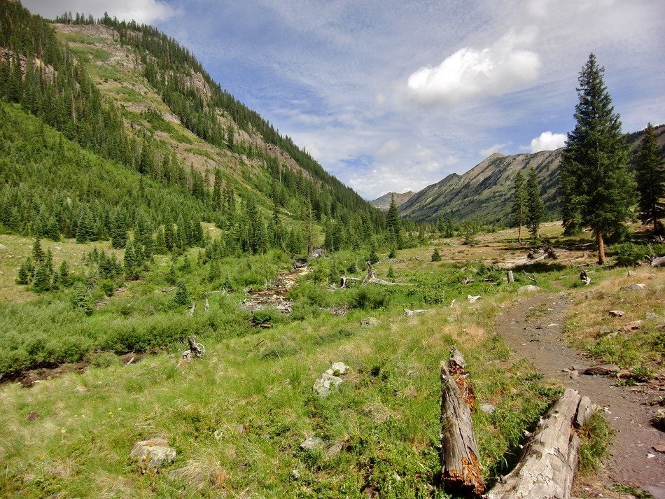 valley in the mountains