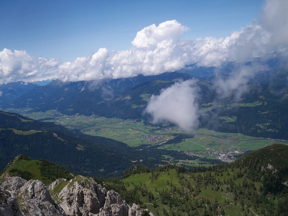 landscape large high mountains
