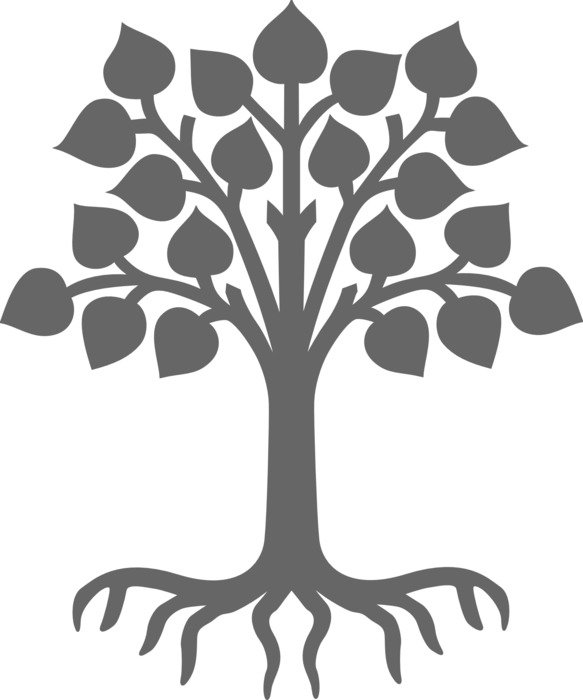 plant silhouette drawing