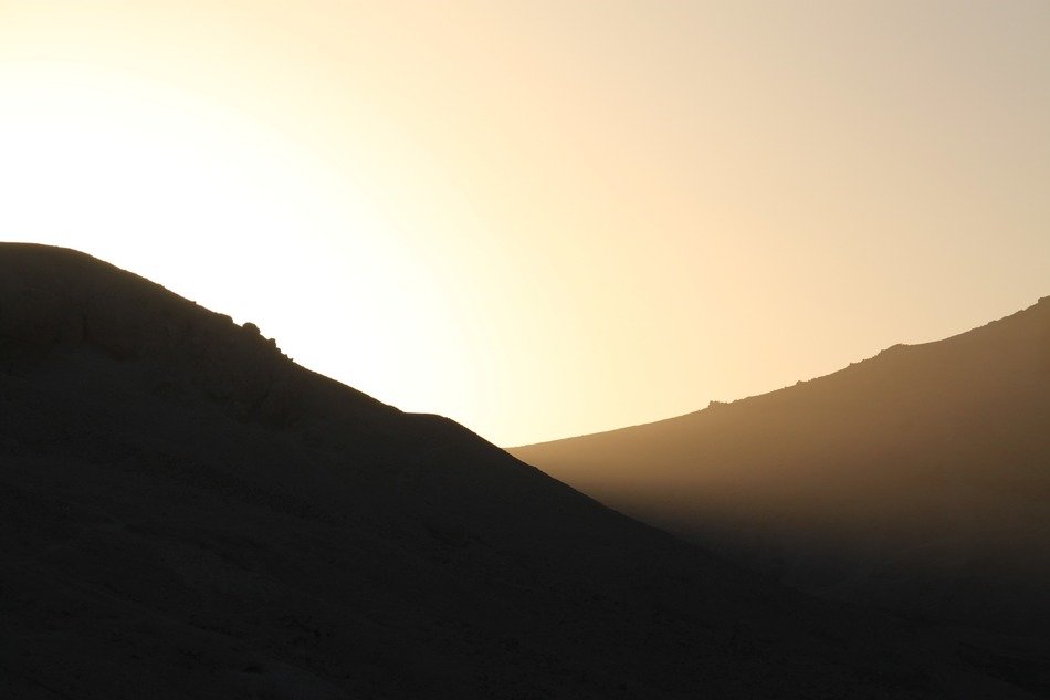 Landscape of Cairo at the sunrise