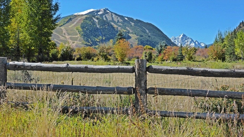 wooden fence in the desert