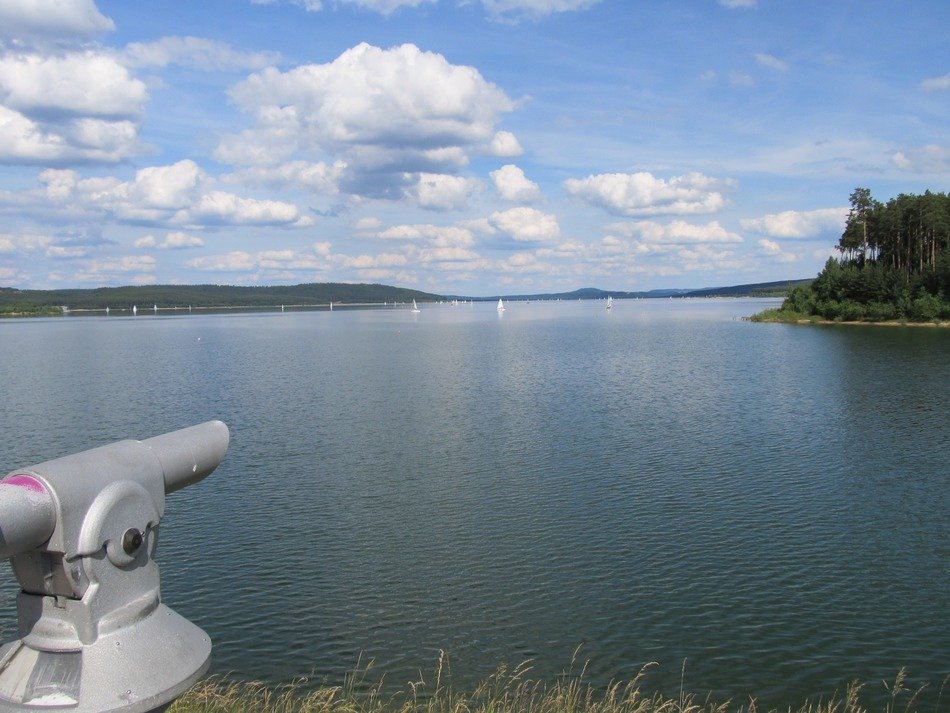 telescope on GroÃer Brombachsee, Germany