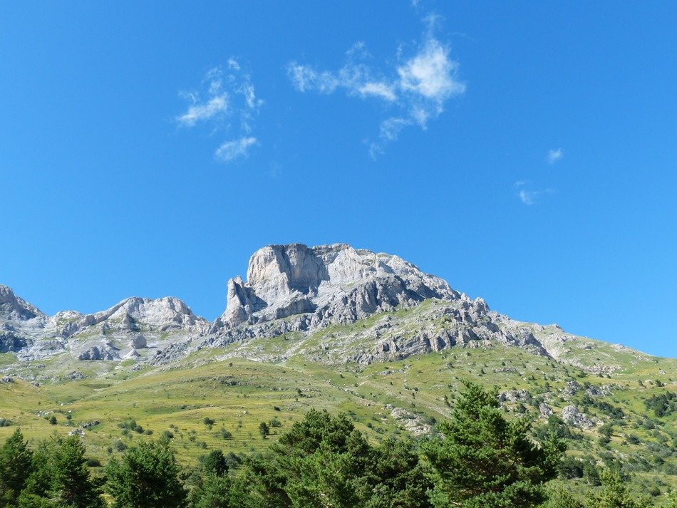 mountain alpine landscape in rocca garba