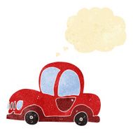 cartoon car with thought bubble N5