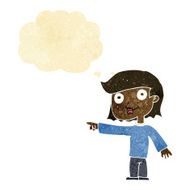 cartoon pointing person with thought bubble N2